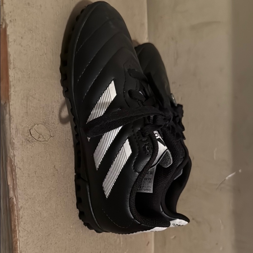 Adidas Kids Black Soccer Shoes